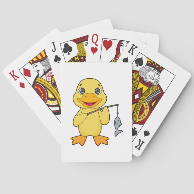 Jeu De Cartes Canard de pêche de canard (dos)