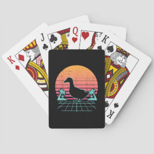 Jeu De Cartes Canard Vaporwave Aestic 80s Ferme Animal Fermier C