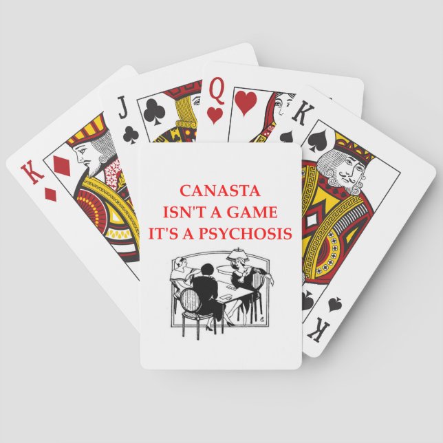 JEU DE CARTES CANASTA (dos)