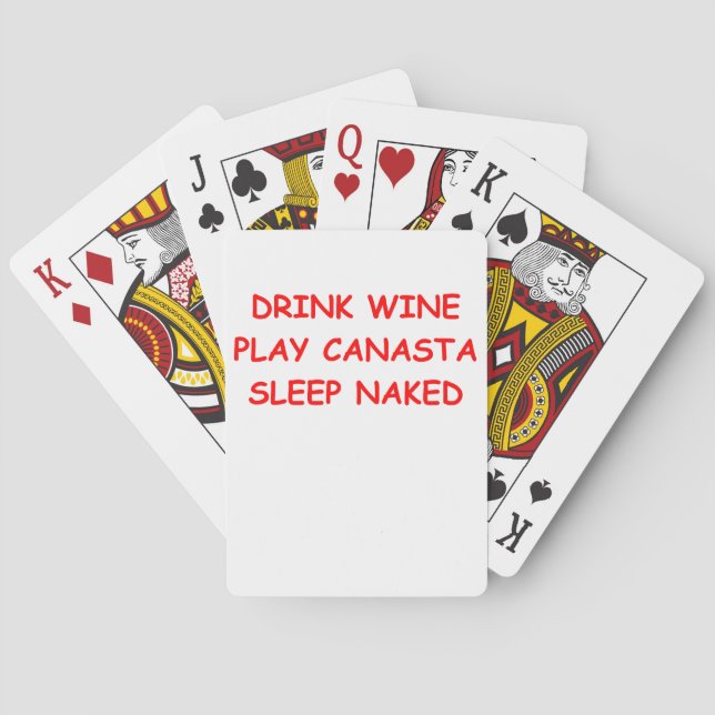 Jeu De Cartes Canasta (dos)