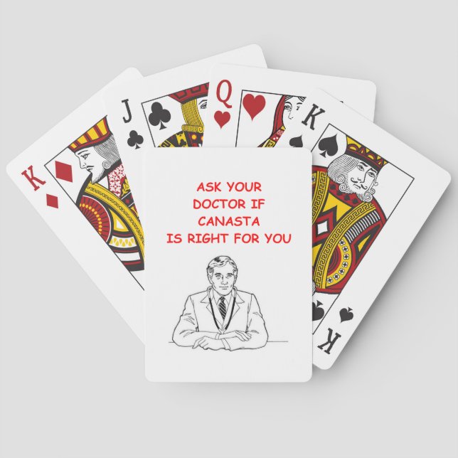JEU DE CARTES CANASTA (dos)