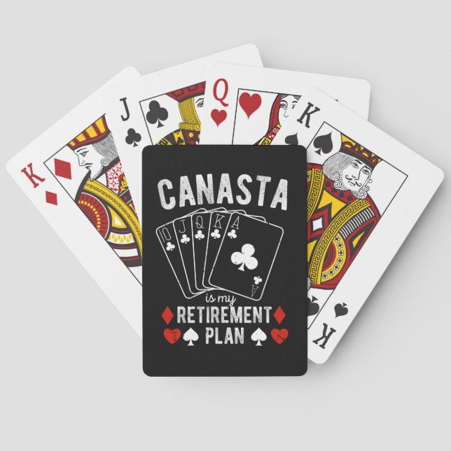 Jeu De Cartes Canasta drôle (dos)