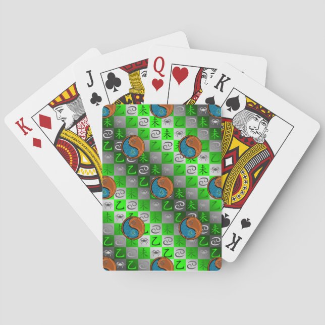 Jeu De Cartes Cancer & Chèvre en Bois (dos)