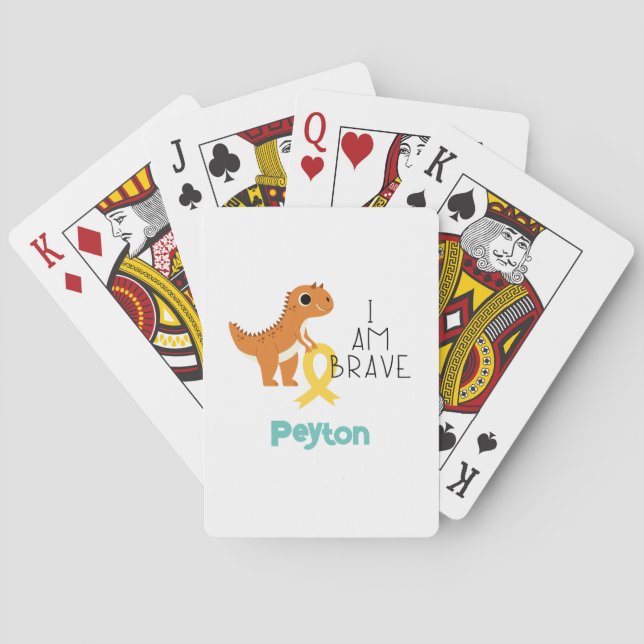Jeu De Cartes cancer de l'enfance. brave.custom nom-Lecture de c (dos)