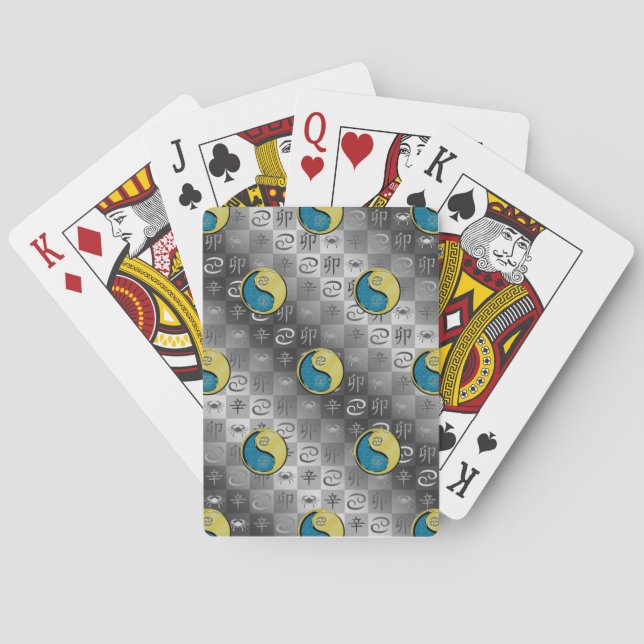 Jeu De Cartes Cancer & Lapin Métal (dos)