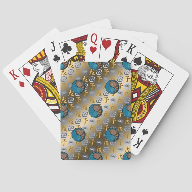 Jeu De Cartes Cancer & Rat de terre (dos)