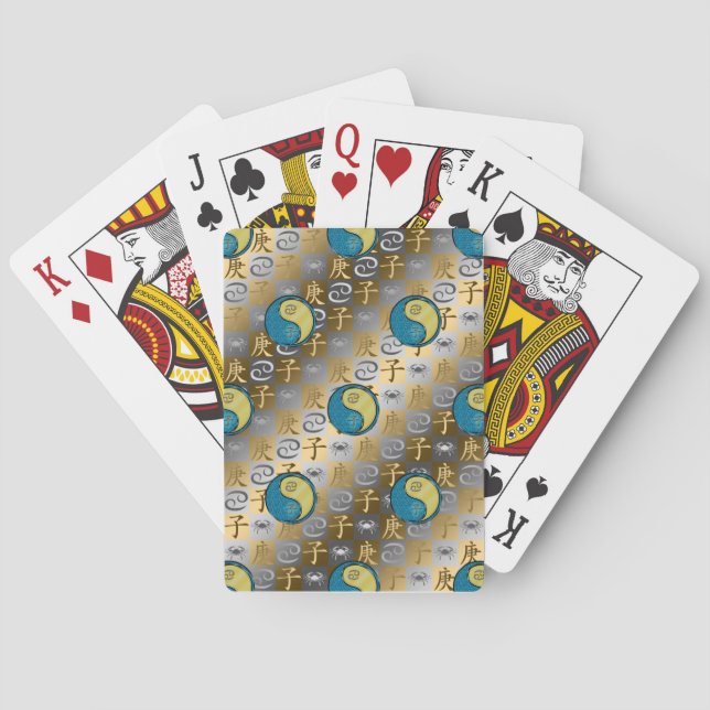Jeu De Cartes Cancer & Rat Métal (dos)