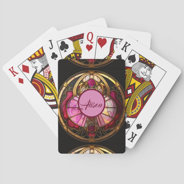 Jeu De Cartes Cancer Rayon rubis (dos)