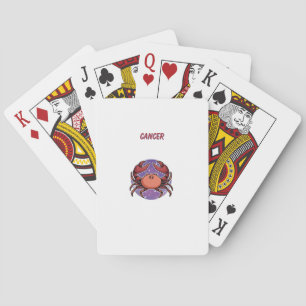 Jeu De Cartes Cancer rose, zodiaque, impression signe du zodiaqu