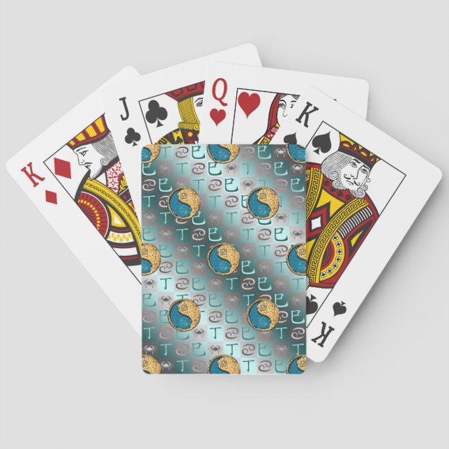 Jeu De Cartes Cancer & Serpent de feu (dos)