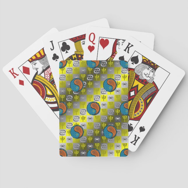 Jeu De Cartes Cancer & Singe de Bois (dos)
