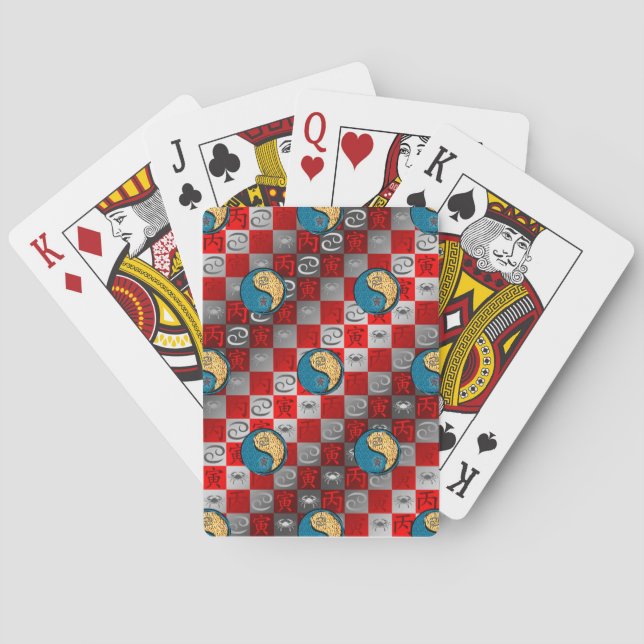 Jeu De Cartes Cancer & Tigre de Feu (dos)