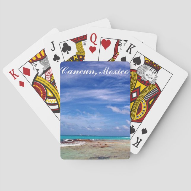 Jeu De Cartes Cancun Mexique Jouer des cartes (dos)