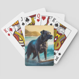 Jeu De Cartes Cane Corso Beach Surf Peinture