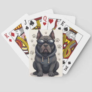 Jeu De Cartes Cane Corso Mignon et Drôle Chien Kawaii