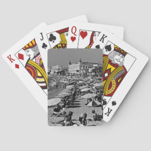 Jeu De Cartes Cannes vintage France la plage fléchettes