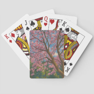Jeu De Cartes Canopée de printemps - Arbre en fleurs et peinture