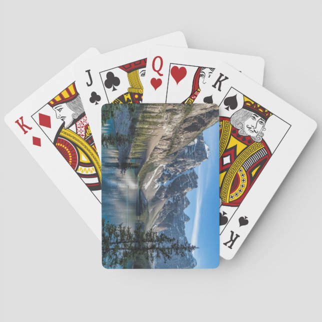 Jeu De Cartes Canot sur le lac Moraine (dos)