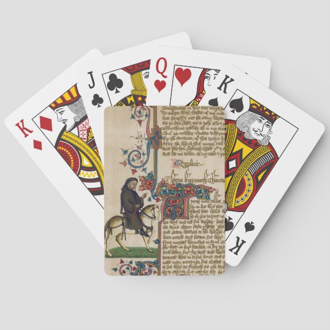 Jeu De Cartes Canterbury Tales Jouant Aux Cartes (dos)