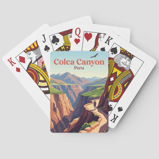 Jeu De Cartes Canyon de Colca Pérou (dos)
