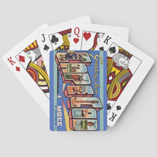 Jeu De Cartes Cape Cod Greeting Playing Cards (dos)