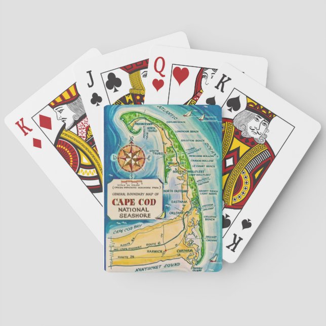 Jeu De Cartes Cape Cod National Seashore Playing Cards (dos)