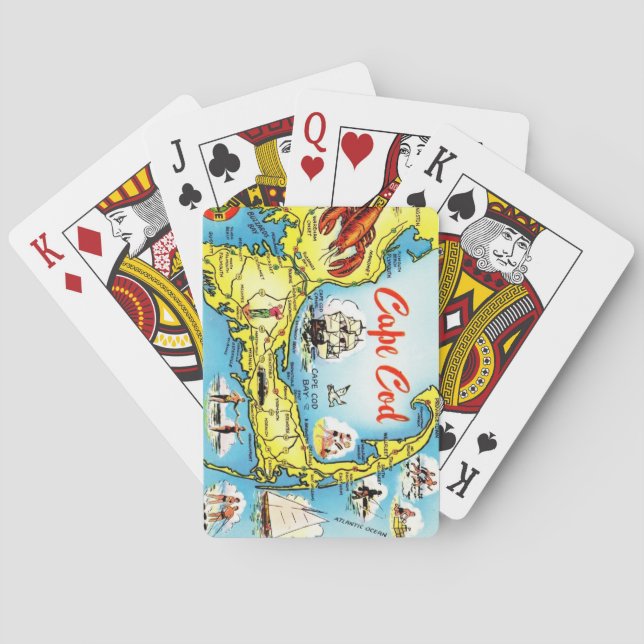 Jeu De Cartes Cape Cod  Playing Cards (dos)