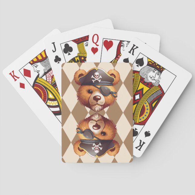 Jeu De Cartes Capitaine Bear (dos)