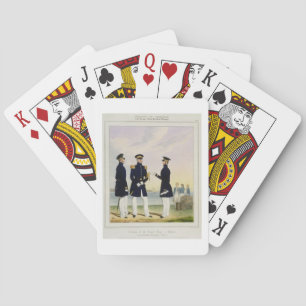 Jeu De Cartes Capitaine, officier général et commandant (tenue d