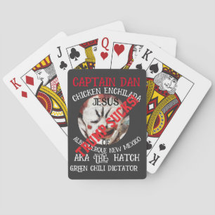Jeu De Cartes Capitaine Trmp DAN POULET ENCHILADA JESUS NM