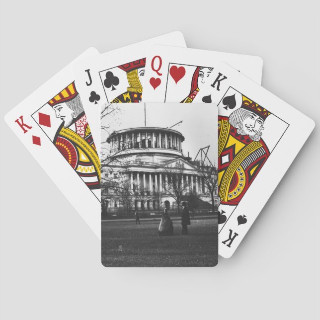 Jeu De Cartes Capitol Building à Washington D.C. (dos)