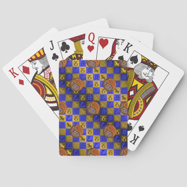Jeu De Cartes Capricorne & Boeuf de Bois (dos)
