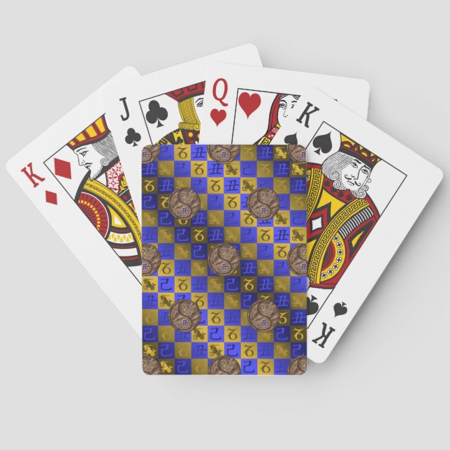 Jeu De Cartes Capricorne & Boeuf de Terre (dos)