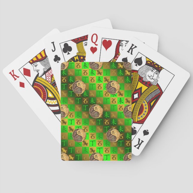 Jeu De Cartes Capricorne & Chèvre de Feu (dos)