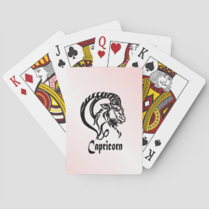 Jeu De Cartes Capricorne la Chèvre de Mer Zodiaque