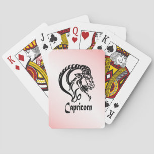 Jeu De Cartes Capricorne la Chèvre de Mer Zodiaque
