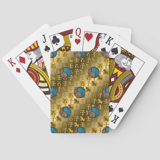 Jeu De Cartes Capricorne & Rat d'eau (dos)