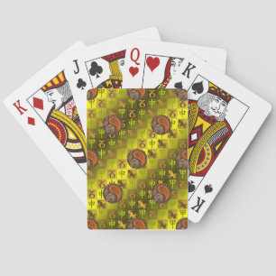 Jeu De Cartes Capricorne & Singe de bois
