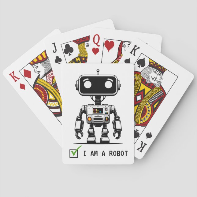 Jeu De Cartes Captcha Robot – I am a Robot (dos)