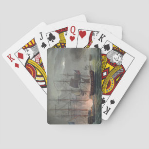Jeu De Cartes Capture de La Desiree, 7 juillet 1800, de 'The Na