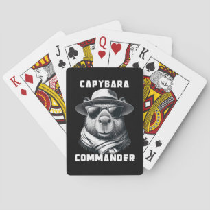 Jeu De Cartes Capybara Avec Lunettes De Soleil Capy Commander