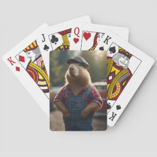 Jeu De Cartes "Capybara Mechanic : Grease, engrenages et Good Vi