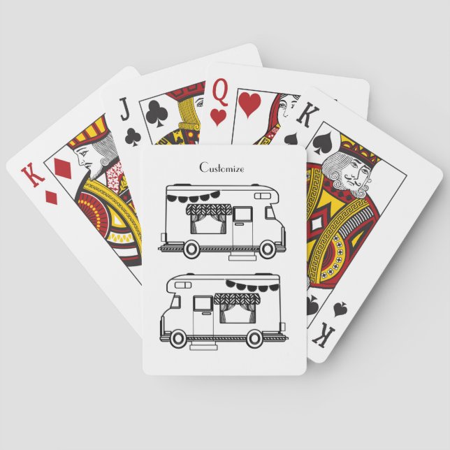 Jeu De Cartes Caravane de camping RV Thunder_Cove (dos)