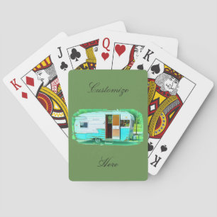 Jeu De Cartes caravane vintage classique