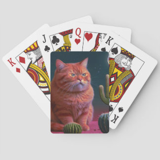 Jeu De Cartes Card Poker pour Amoureux de les chats