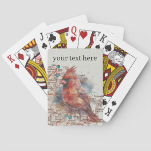 Jeu De Cartes Cardinal on Virginia Road Map personnalisable