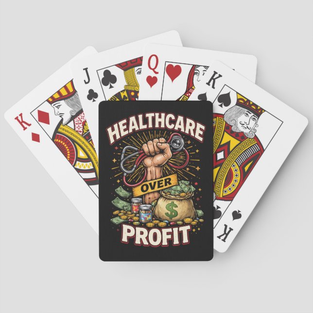 Jeu De Cartes Care Before Profit (dos)