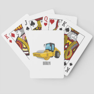 Jeu De Cartes Caricature à rouleaux de route