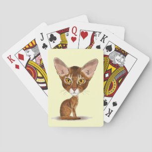 Jeu De Cartes Caricature Abyssinian