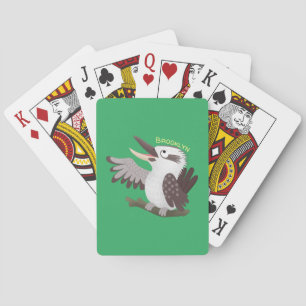 Jeu De Cartes Caricature de kookaburra drôle et drôle